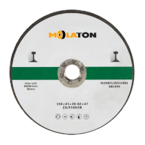 Rail Grinding Wheel MRC-S150065 M20 Threaded for Geismar/Robel 150 Model