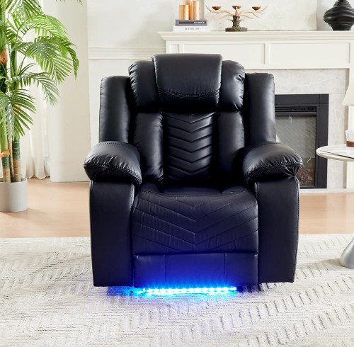 Leather Recliners on Sale With Mood Lighting Which is  Perfect Choice For Living Room