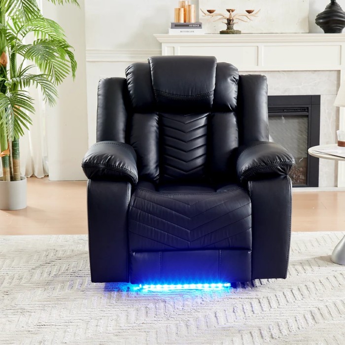 Leather Recliners on Sale With Mood Lighting Which is  Perfect Choice For Living Room