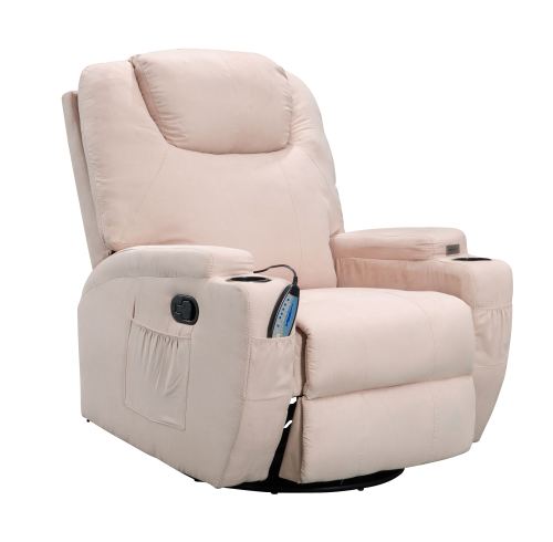 Swivel Rocker Recliner for Living Room with Massage
