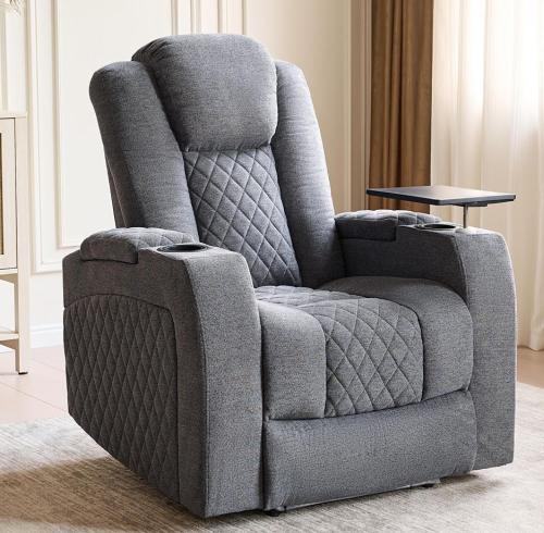 Comfortable Recliner Chair With Built-in Control Cup Holder and USB