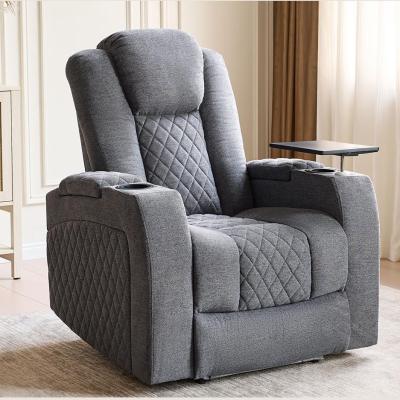 Comfortable Recliner Chair With Built-in Control Cup Holder and USB