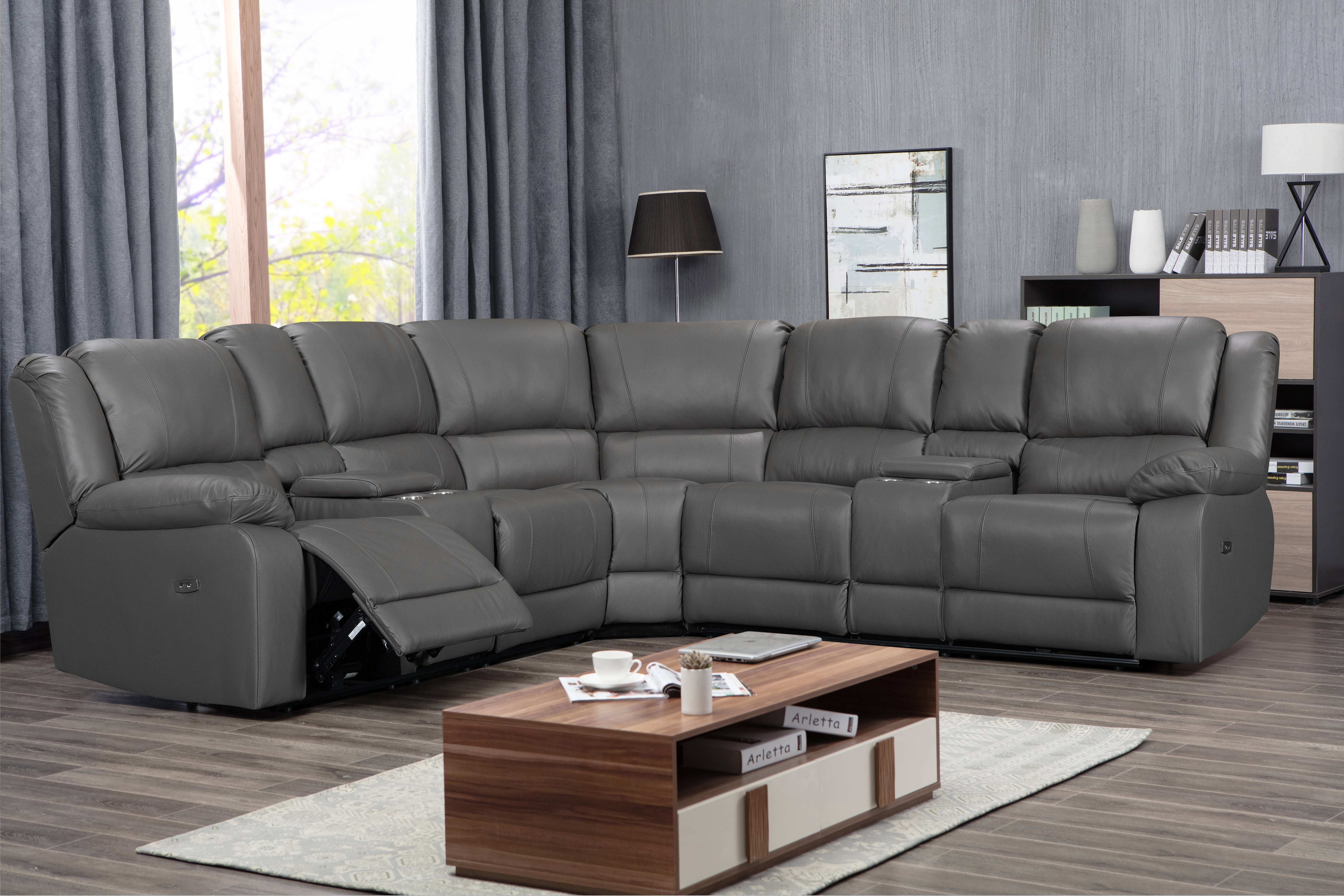 Manual Sectional Recliner 