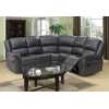 Spacious and Comfortable Recliner and Personality Console Sectional Recliner Sofa