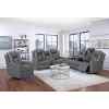 Comfortable Recliner Sofa Set With Bluetooth System and Drop down table and LED strip of the sofa. for Living Room