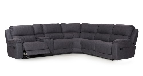 Manual Sectional Recliner Sofa Set with Cup holders Chaise for Living Room Furniture