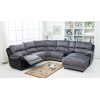 Manual Sectional Recliner Sofa Set with Cup holders Chaise for Living Room Furniture