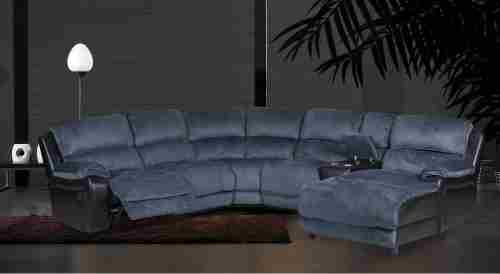 Manual Sectional Recliner Sofa Set with Cup holders Chaise for Living Room Furniture