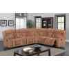 Manual Sectional Recliner Sofa Set with Cup holders for Living Room Furniture