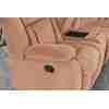 Manual Sectional Recliner Sofa Set with Cup holders for Living Room Furniture
