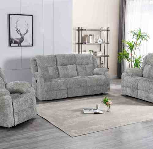 Manual  Recliner Sofa Set for Living Room Furniture