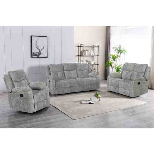 Manual  Recliner Sofa Set for Living Room Furniture
