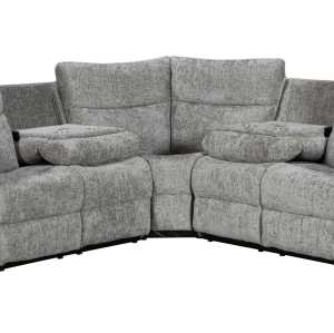 Sectional Recliner Sofa with Wireless charging for living room furniture