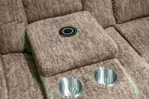Comfortable Manual or Electric Recliner Sofa Set with Wireless Charger for Living Room Furniture