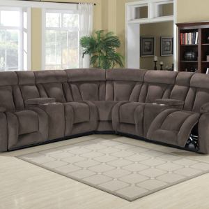 Comfortable Manual or Electric Recliner Sofa Set with Wireless Charger for Living Room Furniture
