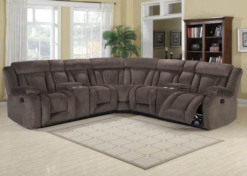 Comfortable Manual or Electric Recliner Sofa Set with Wireless Charger for Living Room Furniture