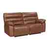 Electric Genuine Leather 2-Seater Sofa (optimized for 3) with USB and Type-C charging ports.