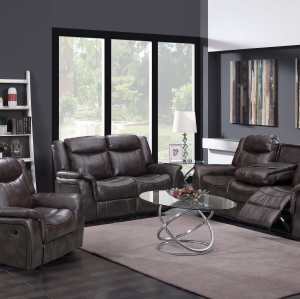 Sectional Recliner Sofa with Drop Down Table Combina Recliner Sofa Set for Living Room Furiture