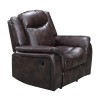 Sectional Recliner Sofa with Drop Down Table Combina Recliner Sofa Set for Living Room Furiture