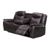 Sectional Recliner Sofa with Drop Down Table Combina Recliner Sofa Set for Living Room Furiture