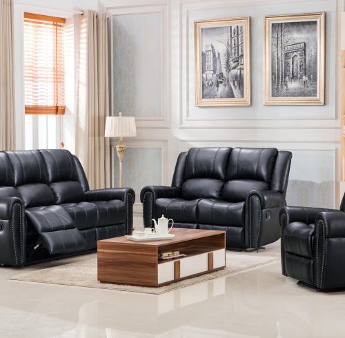 Different Design Combina Recliner Sofa with Cupholders for Living Room Furntiure Set