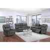 Comfortable manual recliner sofa set with customizable Bluetooth speakers.