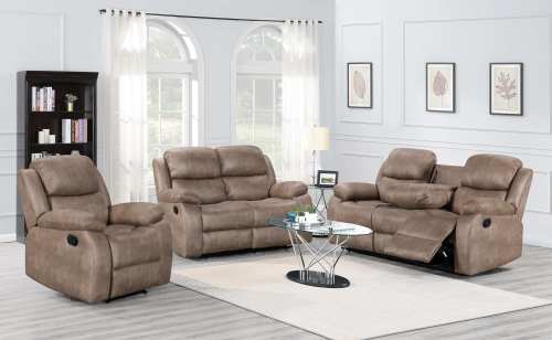 Different Cobina Recliner Sofa Set For Living Room Furniture With LED Light