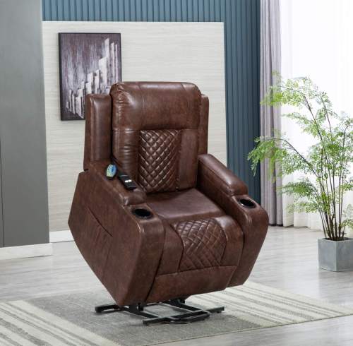 Comfortable Seating Lay Flat Power Lift Recliner, Medical Lift Riser with Massage