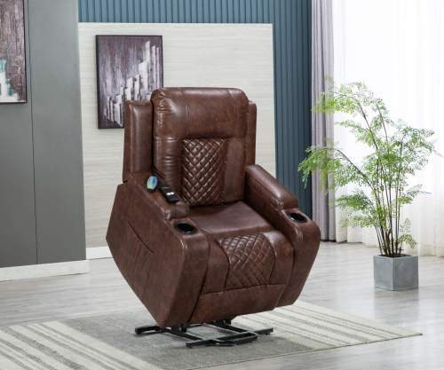 Comfortable Seating Lay Flat Power Lift Recliner, Medical Lift Riser with Massage