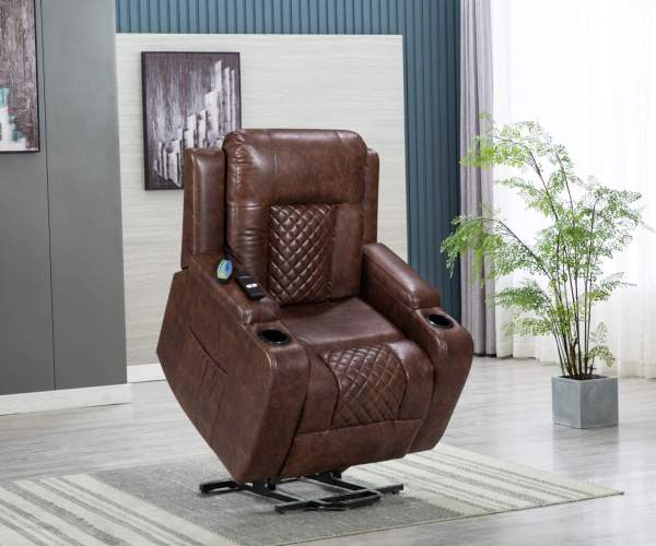 Comfortable Seating Lay Flat Power Lift Recliner, Medical Lift Riser with Massage