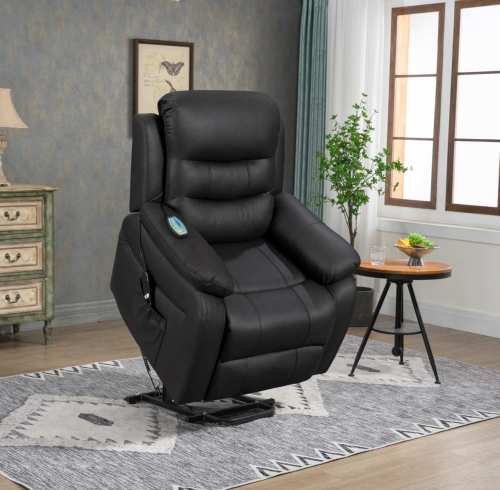 Comfortable Seating Lay Flat Power Lift Recliner, Medical Lift Riser with Massage