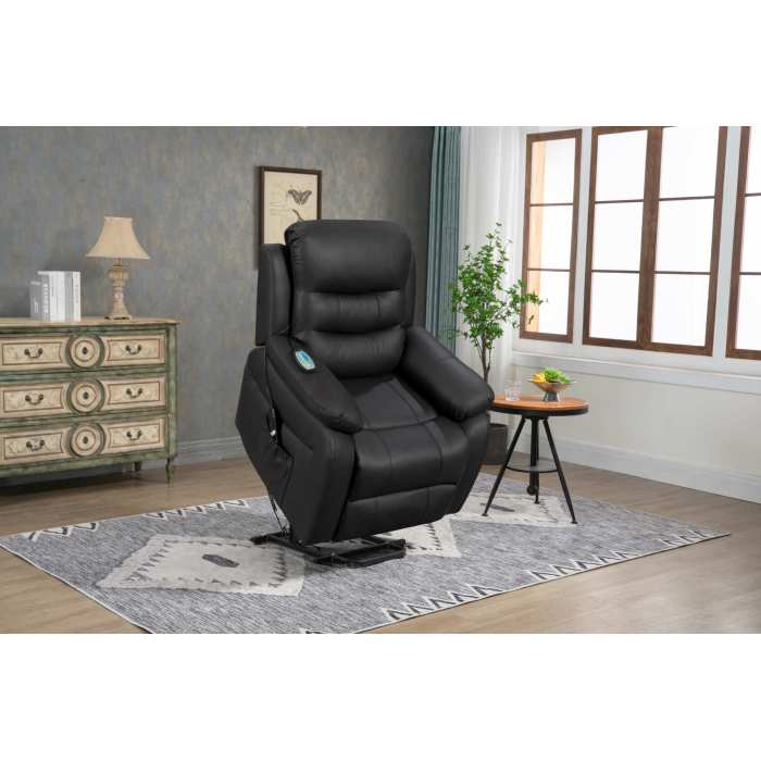 Comfortable Seating Lay Flat Power Lift Recliner, Medical Lift Riser with Massage