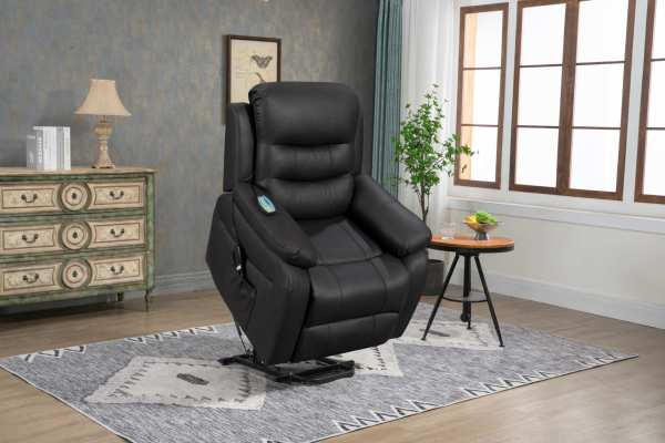 Comfortable Seating Lay Flat Power Lift Recliner, Medical Lift Riser with Massage