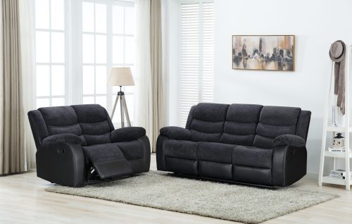 Manual Recliner Sofa For Living Room Furniture Set With Drop Down Table