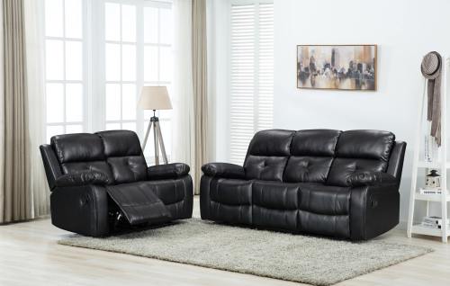 Manual Recliner Sofa For Living Room Furniture Set With Drop Down Table