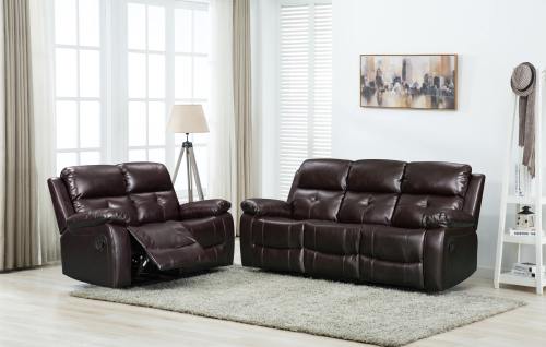 Manual Recliner Sofa For Living Room Furniture Set With Drop Down Table