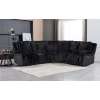 Plush Sectional Recliner Sofa with Bluetooth Speaker