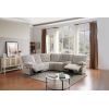Plush Sectional Recliner Sofa with Bluetooth Speaker