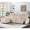 Electric Modular Recliner Sofa with Chaise Lounge and Storage