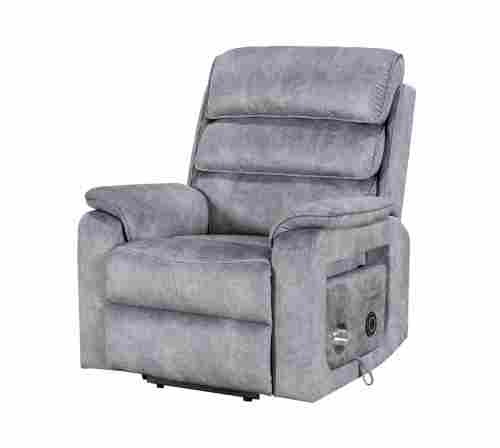 Elderly recliner chair with wireless charging and cup holder