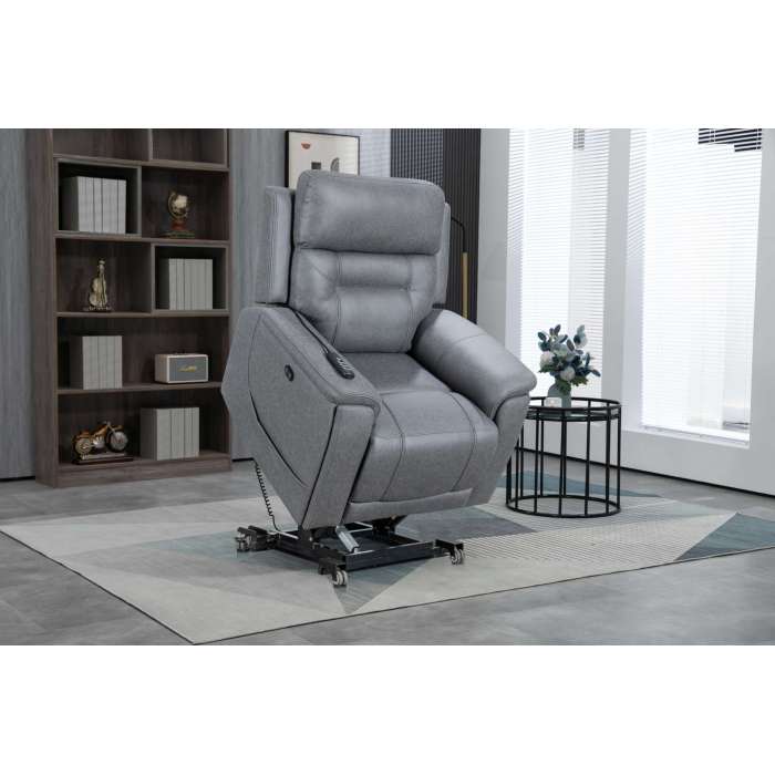 Three-motor adjustable elderly chair with airbag massage