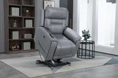 Three-motor adjustable elderly chair with airbag massage
