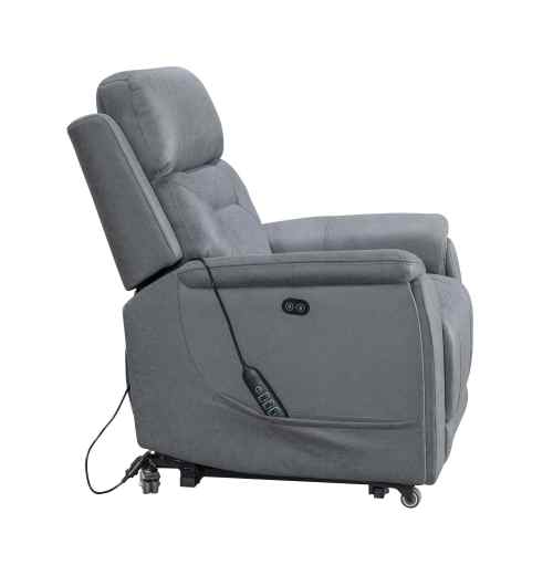 Three-motor adjustable elderly chair with airbag massage