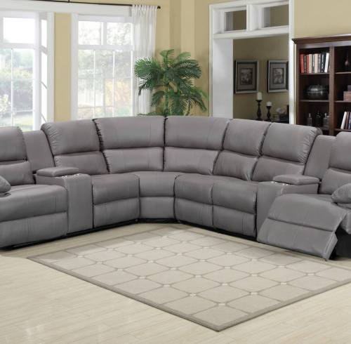Large and comfortable 7-seater corner recliner