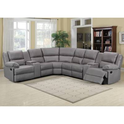 Large and comfortable 7-seater corner recliner