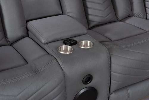 Sectional Recliner Sofa with Bluetooth speakers and Massage and Heating