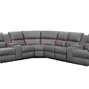 Large and comfortable 7-seater corner recliner
