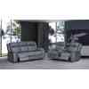 Manual Reclining Sectional with Integrated Bluetooth Speaker.