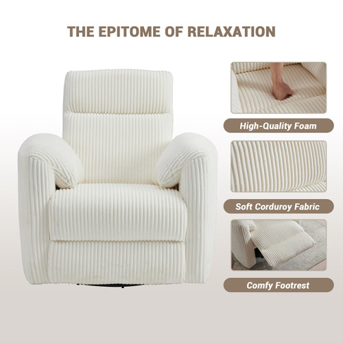 High Resilience Sponge Breathable fabric Recliner Chair for Nursery Room