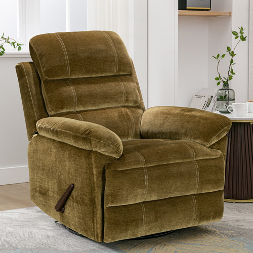 Hypoallergenic Polyester Fiber Nursery Recliner Chair for Living Room